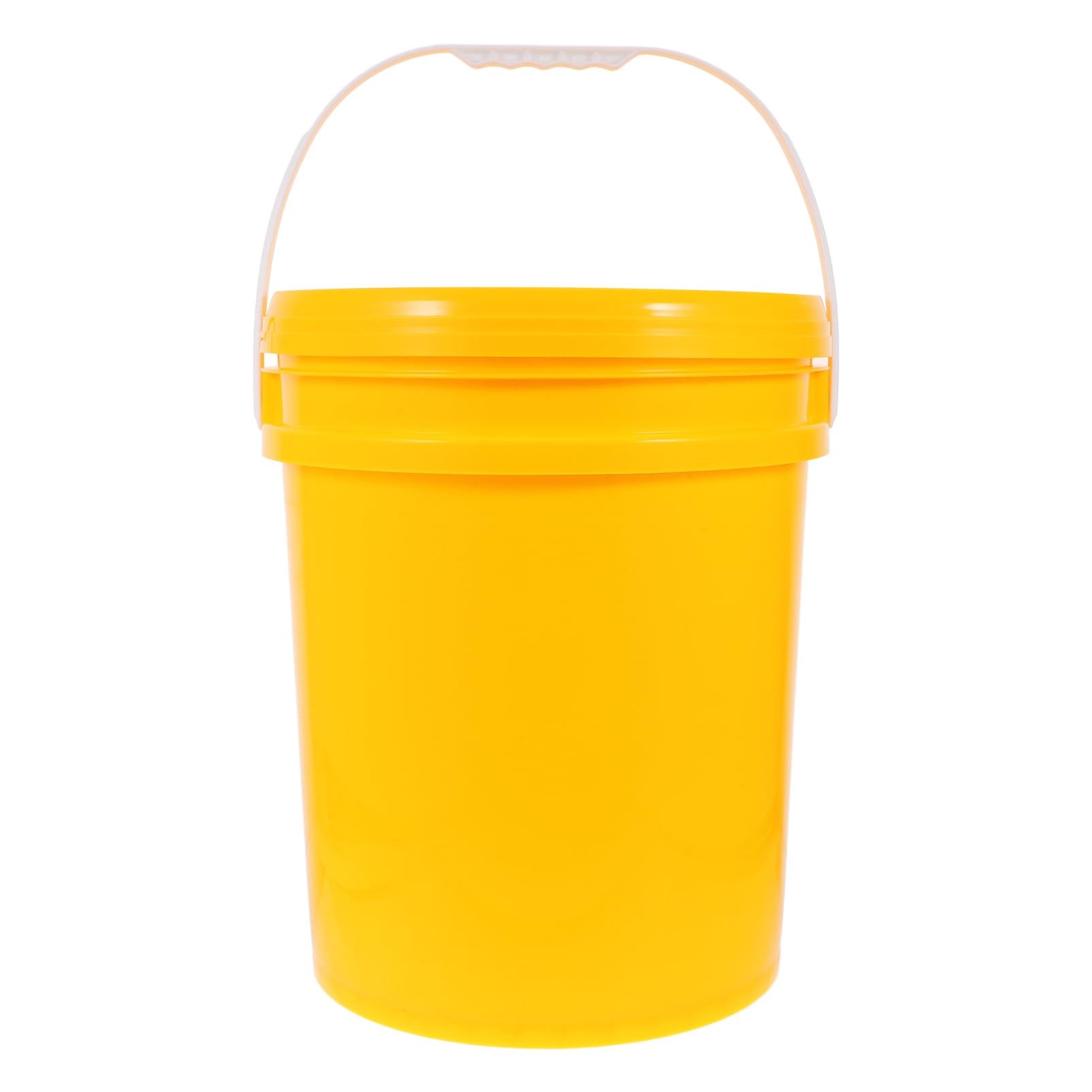Seau de Peinture en PP 25 L Jaune avec Couvercle Hermétique