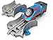 Price comparison product image Thomas & Friends FPW69 Turbo Thomas, Thomas the Tank Engine Trackmaster Toy Engine, Toy Train, 3 Year Old