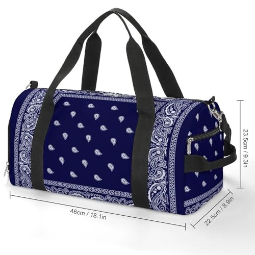 Bandana True Blue Lightweight And Large Capacity Fitness Bag2