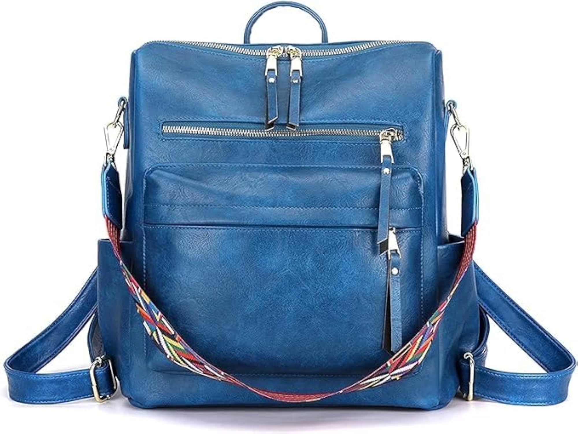 Stylish Suede Leather Anti Theft Women's Fashion Backpack