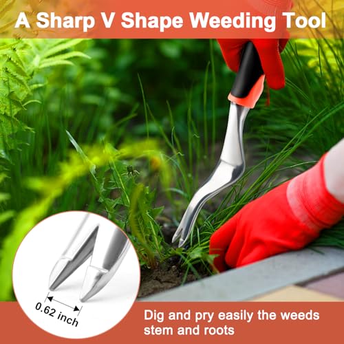 Hand-Weed-Puller-Weeding-Tools-Dandelion-Weed-Puller-Tool-with-Ergonomic-Handle-Heavy-Duty-Weed-Remover-Weed-Pulling-Tools-for-Gardening-Hand-Weeder-Tool-for-Weed-Removal-of-Garden-Lawn-Yard