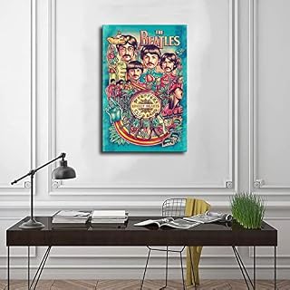 Poster sur toile The Beatles – Décoration murale – Pour salon, chambre à coucher – Sans cadre : 60 x 90 cm - Les Beatles, Paul McCartney, John Lennon, RIngo Starr, George Harrison Poster sur toile The Beatles - Décoration murale - Pour salon, chambre à coucher - Sans cadre : 60 x 90 cm – Image 3