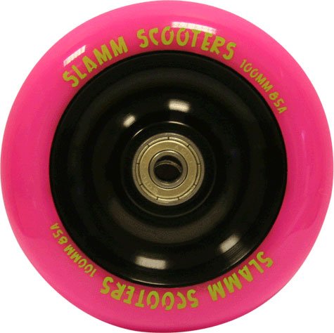 Slamm Pro Scooter Metal Core Wheel and bearings - Pink
