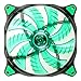Cougar D14HB-G - Ventilatore a LED, 140 mm, Colore: Verde