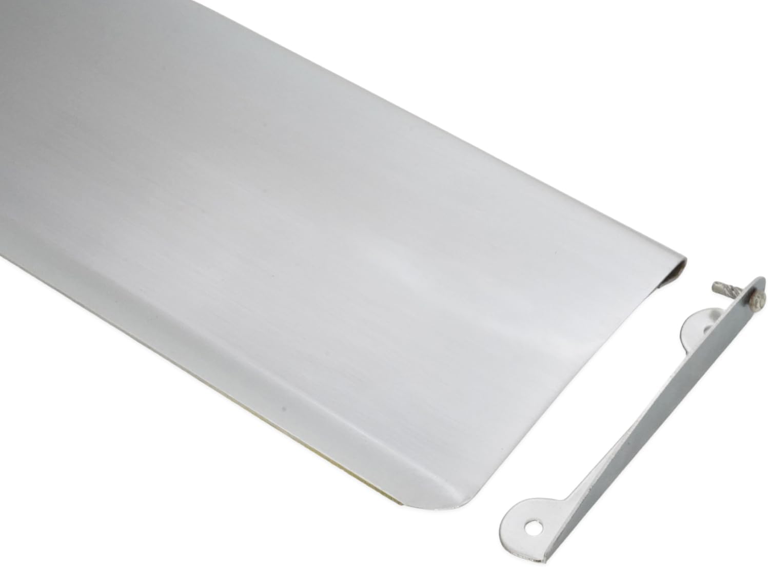 Infinity Decor Victorian Style Satin Chrome Draught Excluder Letter Box Cover Tidy Flap 275 x 80mm Ideal for Internal or External Door Gates