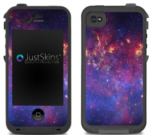 Purple Space Nebula Galaxy Skin Decal for Lifeproof iPhone 4/4S Case Design (Case not included)