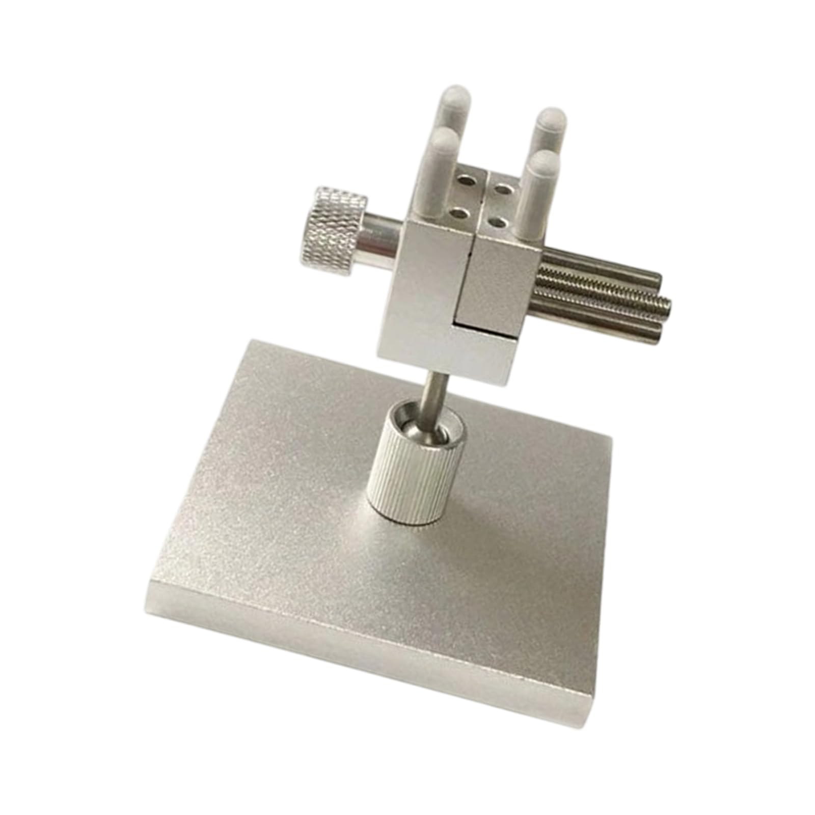 Tsophreniq Square Base High-Strength Aluminum Drill Press Vise, Base & For Metalworking & Workshops Aluminum Clamp