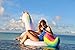 Unicorn Pool Float with Travel Bag - Inflatable Unicorn Float for Pool, Beach. Giant Swim Pool Floats for Adults and Kids. Tube Rafts for Lake, River Tube Pool Floaties by BananaFloats