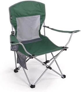 OYY Manufacture Sillas Plegables Silla de Comedor, además de los apoyabrazos Silla de Playa Portable de la Pesca Silla del Ocio Silla de Playa Silla Boceto (Color : Green)