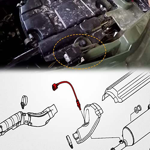 36531-HR3-A21 O2 Oxygen Sensor Compatible with Honda TRX 420 500 Rancher Foreman Rubicon 2014 2015 2016 2017 2018 2019 2020, Replaces 36531-HR3-A22