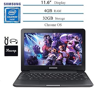 2020 Samsung Chromebook 11.6” Laptop Computer for Business Student, Intel Celeron N3060, 4GB