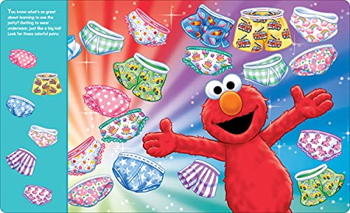PI Kids Sesame Street Elmo, Zoe, Count, and More! - Elmo’s Potty Book Little First Look and Find Activity Book -