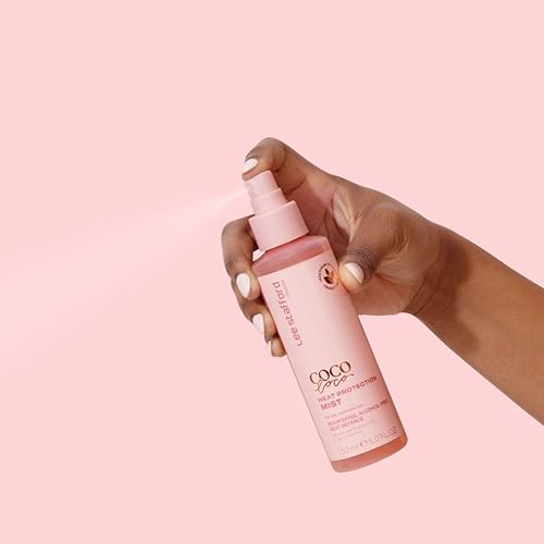 Miniatura 6 de Lee Stafford Coco Loco Collection - Aerosol protector de calor, ligero, control del encrespamiento, defensa térmica, bruma brillante para uso