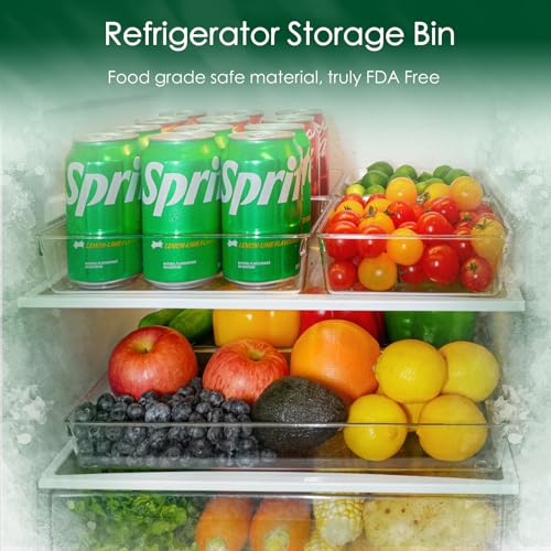 Image of Criusia Drawer Organizer Set, Acrylic Non Slip Non Cracking Kitchen Drawer Storage Tray Large Size Divider, Multifunctional Storage for Cosmetics, Bathroom, Tools, Kitchen and Office (8 PACK)