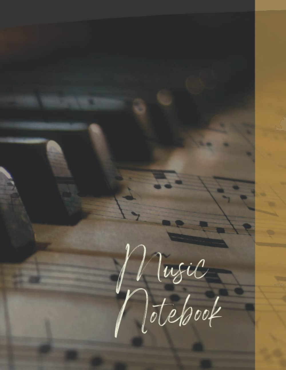 Music Notebook (Piano), 10 staves, 99 pages, 8.5x11 - Blank Manuscript Paper / Staff Paper / Music Composition Sheet Music Paper