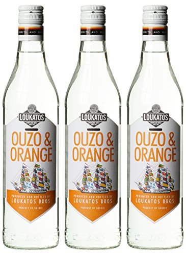 Loukatos Ouzo & Orange  Liköre (3 x 0.7 l)