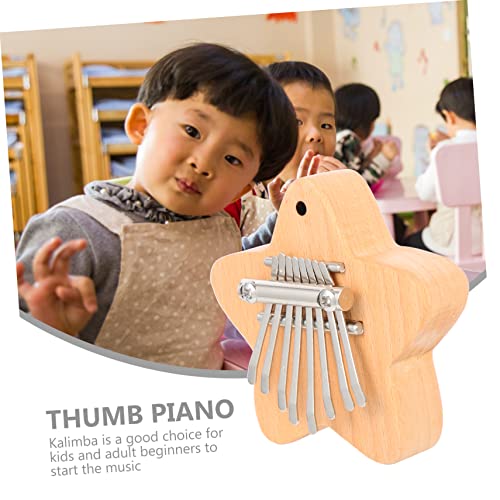 Vaguelly 4 Pçs Piano De Polegar De 8 Tons Pequenos Instrumentos Musicais Piano Infantil Piano De Bri