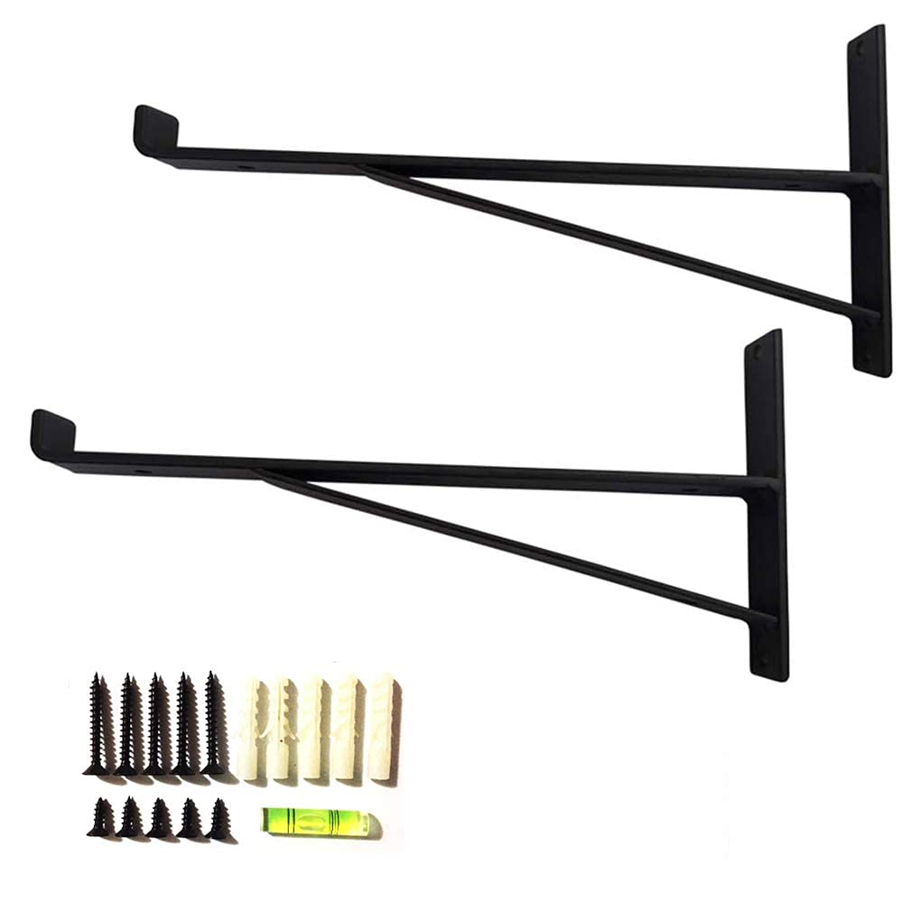 Supports d'étagères triangulaires en métal à angle droit haute résistance avec vis