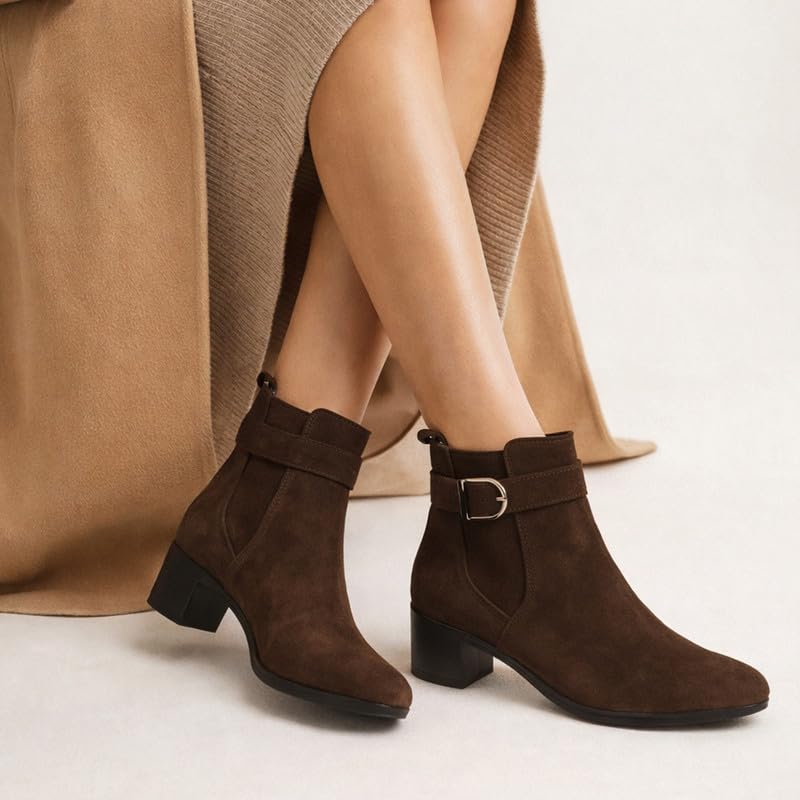 Image of FAUSTO Women Flared Heel Boots