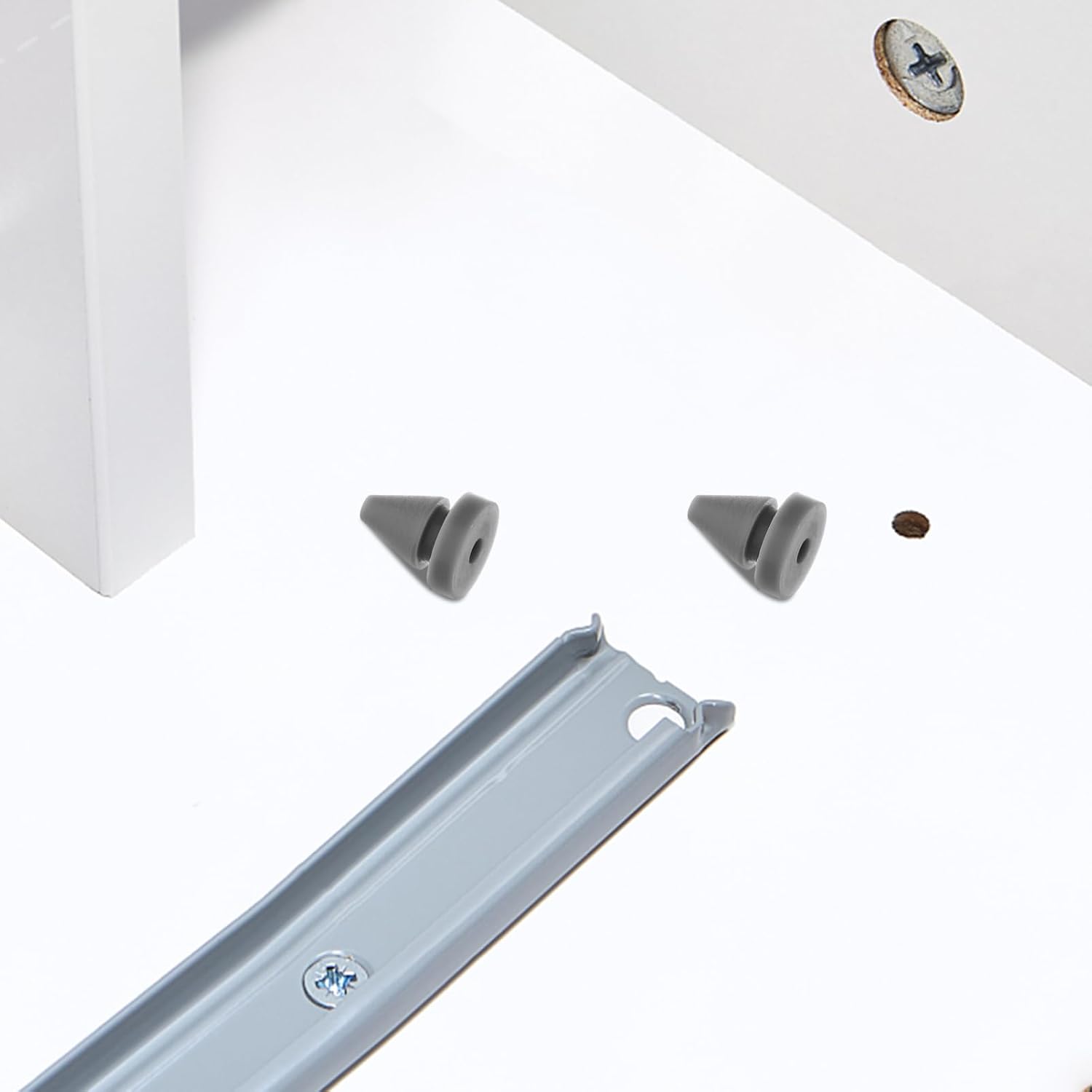 50 Pieces Silicone Anti-Collision Bumpers for Wall Protection