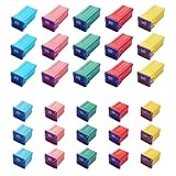 30 Pieces Automotive Tall/Standard Profile Box Shaped Fuse Kit, Car Fuses Assortment Kit Compatible with Ford, Chevy, GM, Chrysler, Dodge, Toyota Pickup Trucks, Cars and SUVs