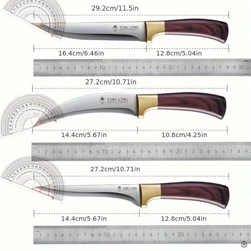 Set Cuchillos Carnicero 3 Piezas Acero Carbono miniatura 3