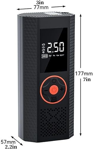 Miniatura 4 de Air Pump, Extended Battery Life, 1 Set, Portable Tire Pump, Motorcycle Tire Inflator, Multi-Vehicle Compatible, for Electric, Balloon, Toys, Home