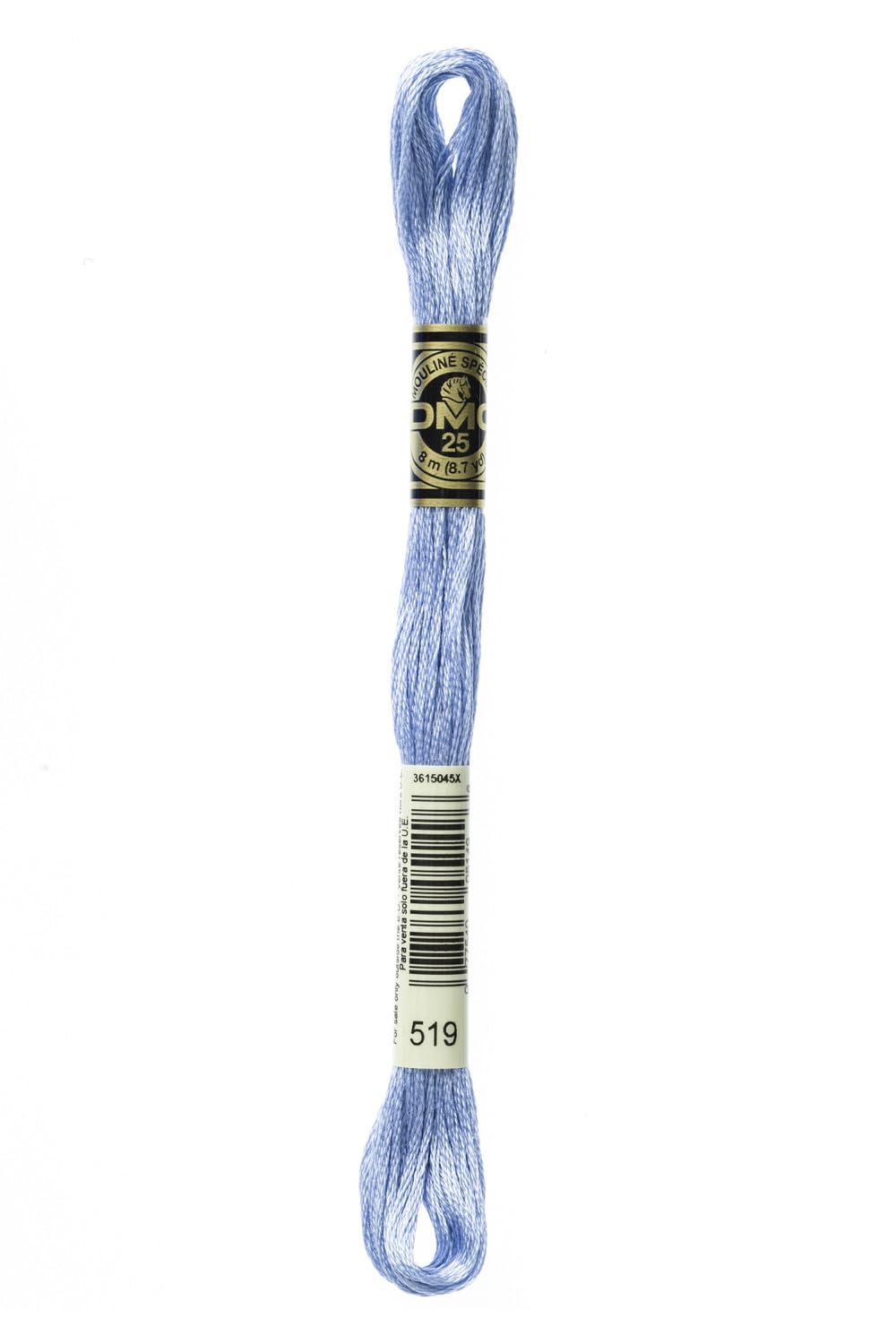 Dmc Mouline Floss/Skein For Sewing/Embroidery - 8 Metres - 519 - Sky Blue
