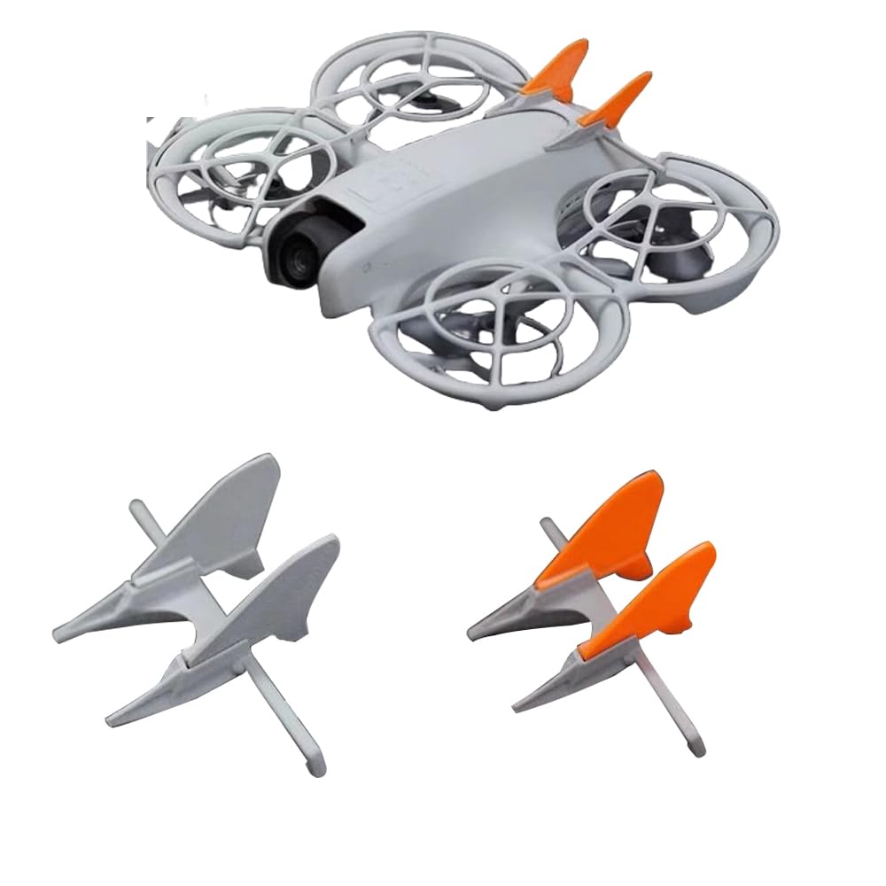 Ogon lotu do DJI NEO Drone Flight Tail Quick Release, skrzydło latającego ogona, aby poprawić stabilność lotu, dekoracyjny klips zapobiegający uwalnianiu, uchwyt akcesoria do drona, szary