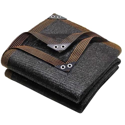 winemana 40% Black Shade Cloth, 3.3 x 13.3 FT Mesh Tarp for Garden Greenhouse Patio, Plants Heat Protection, Outdoor Sun Shade Cover, Resistant Netting Screen with Grommets for Growing Chicken Coop