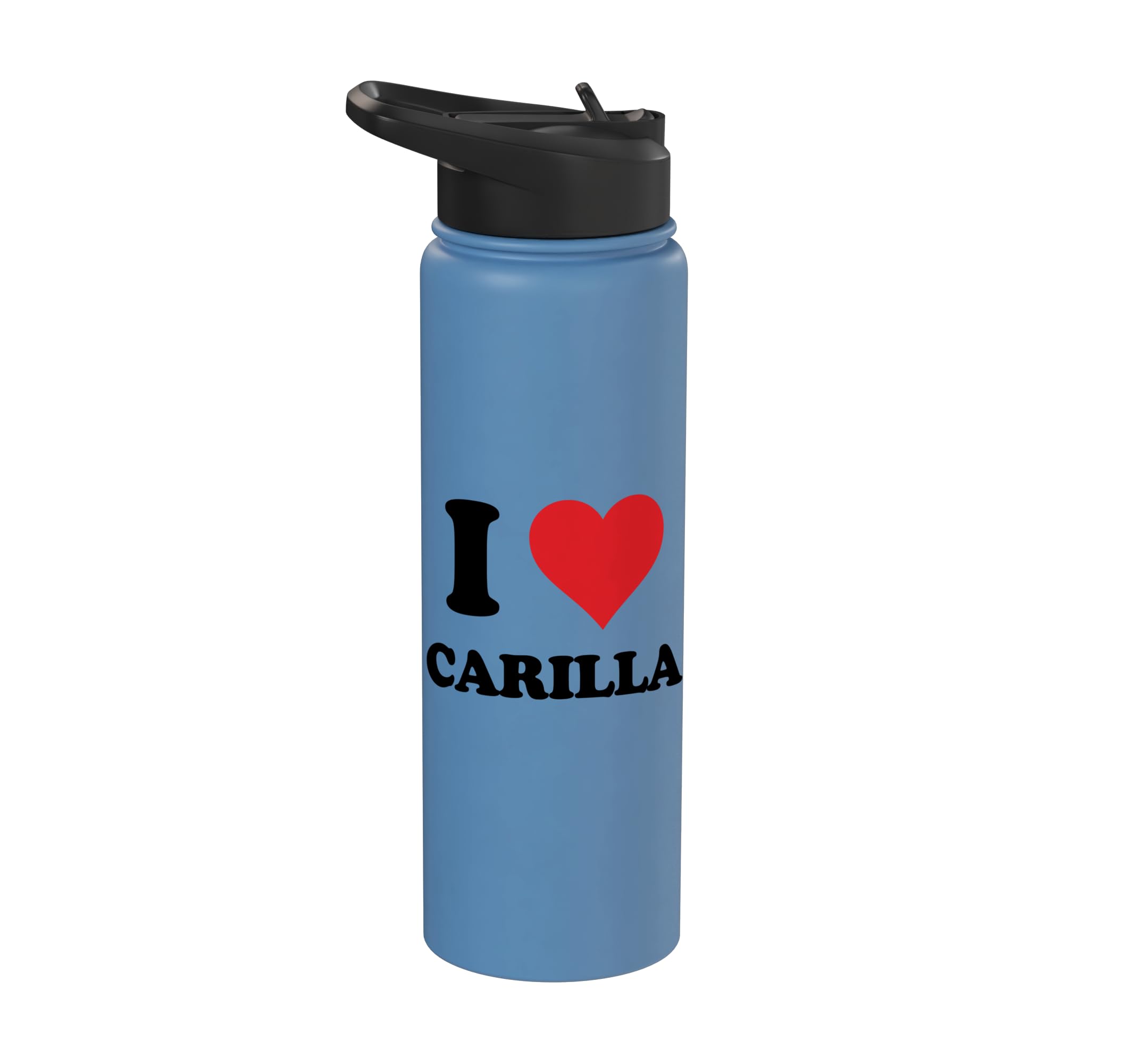 I Heart Carilla First Name I Love Personalized Stuff Stainless Steel Insulated Water Bottle