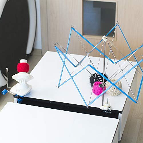 Yarn Ball Winder and Umbrella Swift (with Skein Holder) Basic Combo Set