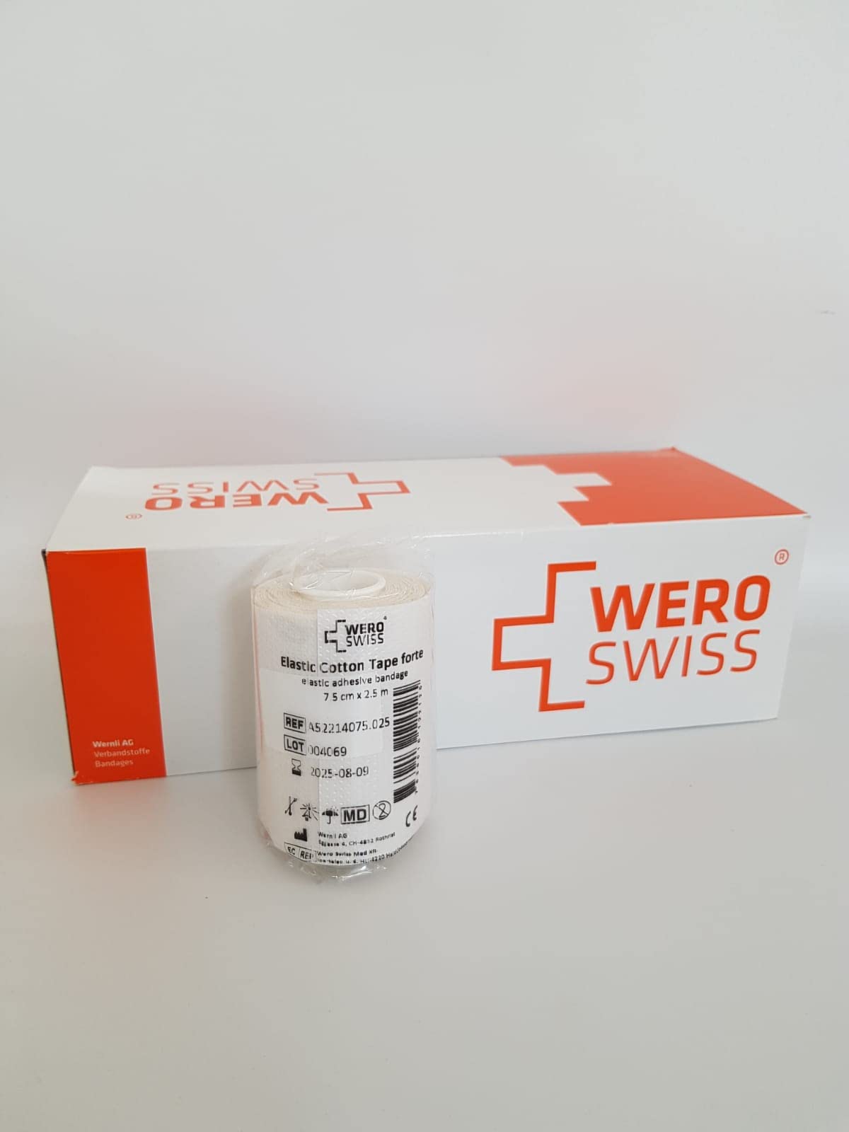 JPLAST BENDA ADESIVA ELASTICA (7,5 cm x 4,5 m, 10) TIPO TENSO