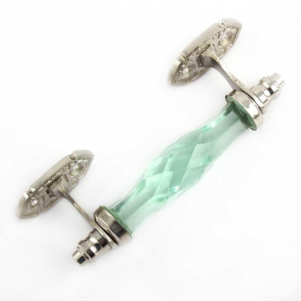 Indian-Shelf 1 Pack Glass Mint Decorative Drawer Pulls Diamond Unique Cabinet Handles for Door Dresser GH-36 (B083XY7MHH) Amazon Price History, Amazon Price Tracker