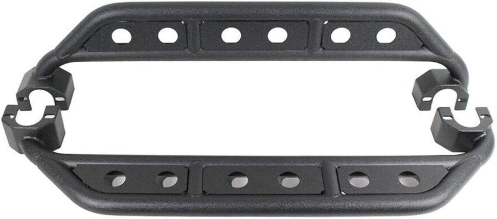 Automotive Fishbone Offroad Jeep Wrangler Side Steps 07-17 Wrangler JK 4 Door Steel Black Textured Powdercoat