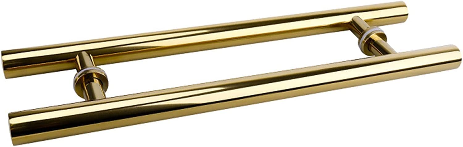 Poignée de porte coulissante dorée 60 cm, le charme de la quincaillerie rustique