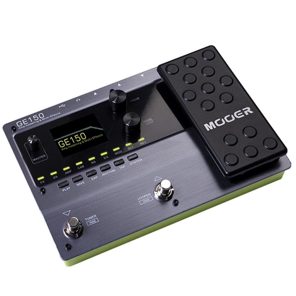 PEDALEIRA P GUITARRA MOOER GE150 COM FONTE : Amazon.com.br