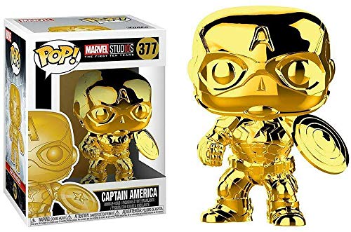 Figura Pop Marvel: Captain America Chrome - vue 2