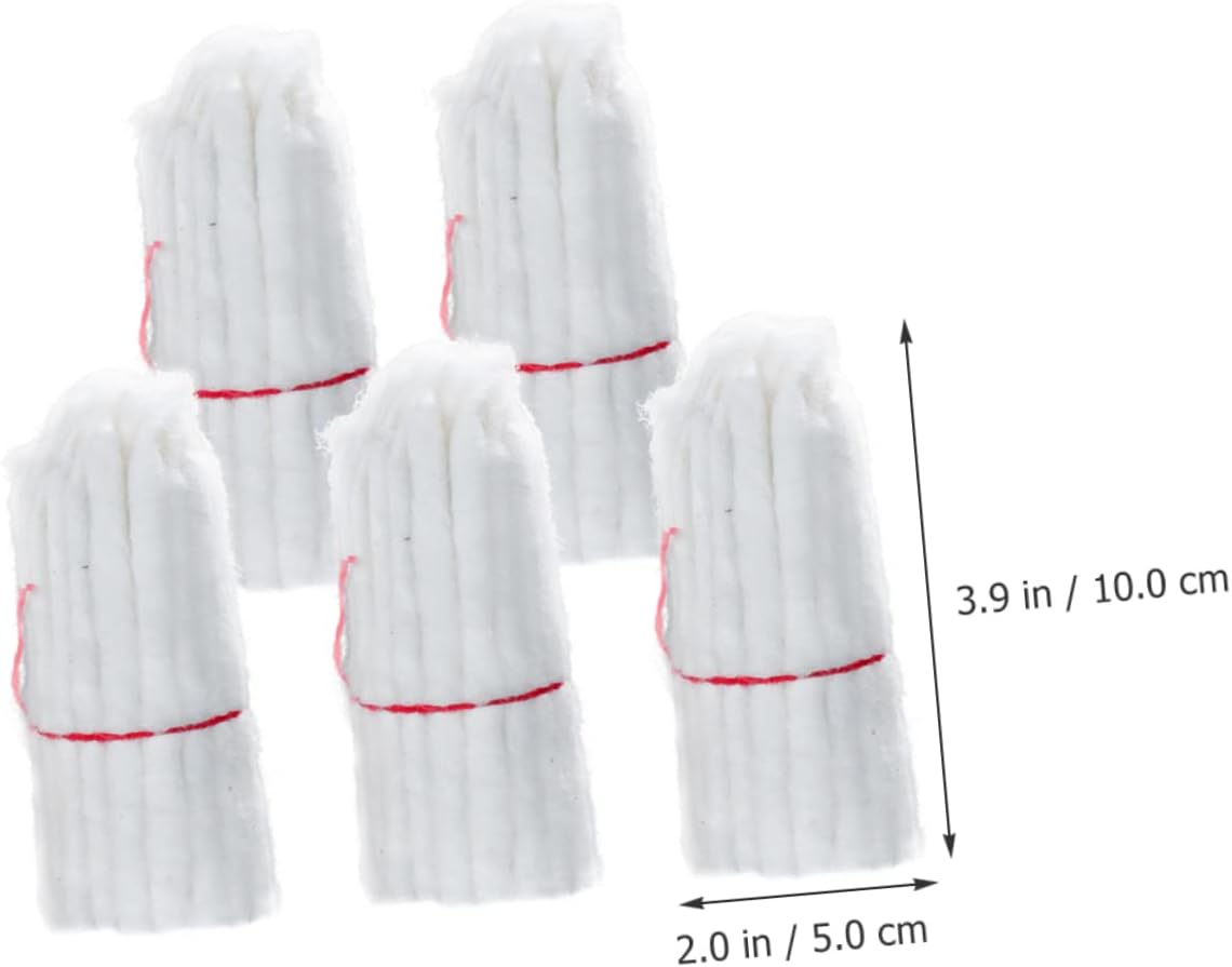 EXCEART 15pcs Sacrificial Cotton Lantern Wicks for Indoor Candle Making and Safe Replacement for Projects Kerosene Lamps and Alcohol Burners