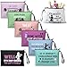 SilTriangle 8 Pcs Workout Cosmetic Bags Workout Gifts Funny Sports Lover Gym Gifts Gym Fitness Makeup Bags for Women Body Builder Zipper Pouch for Fitness Bodybuilding Lovers (Colorful)