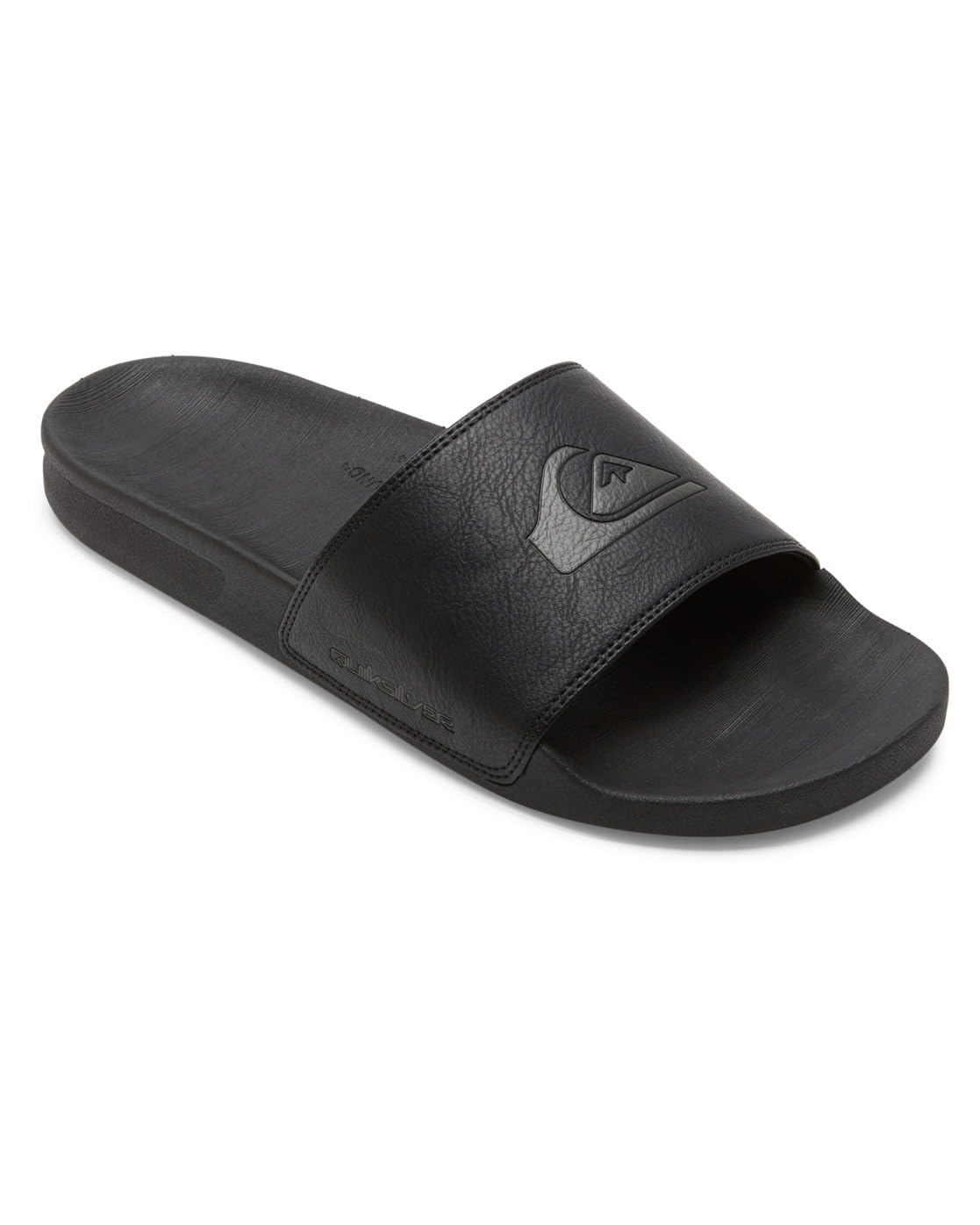 Quiksilver Men's Rivi Nubuck Slide Sandal, Black 1, 5.5 UK