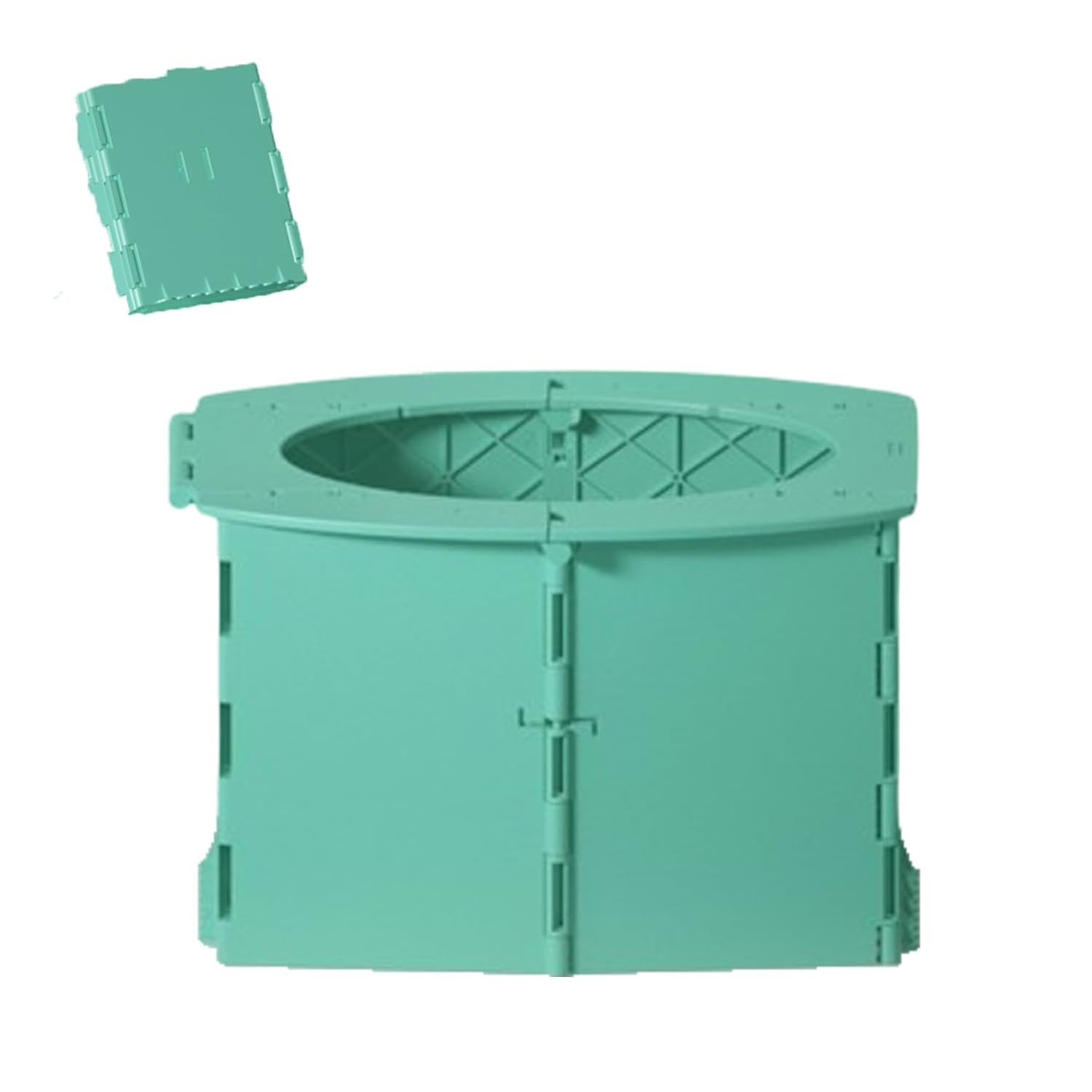 Baby Whisper Co Travel Potty, Pottypal – Portable Potty, Portable and Foldable Baby Whisper Co Toilet Seat, Reusable Toilet for Car, Camping, Outdoor and Indoor Use (Green)