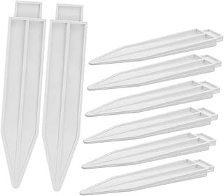 Parliky 8 Peças Suprimentos De Cerca De Decoração Acessórios De Jardim Acessórios De Cerca Plugue De Cerca De Jardim Suporte De Cerca Acessórios De Plugue Cercas Fornecimento De Plugue De