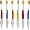 MOUTHWATCHERS Dr Plotkas Extra Soft Flossing Toothbrush Manual Soft Toothbrush for Adults, Ultra Clean Toothbrush, Good for Sensitive Teeth and Gums, 6 Pack