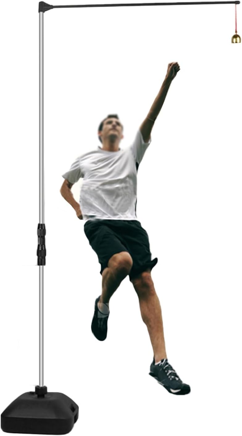 Adjustable Height Vertical Jump Tester,Vertical Jump Training Equipment Tool,Easy to Install for Adult Teen for Volleyball Slam Dunk Jump Training Aid