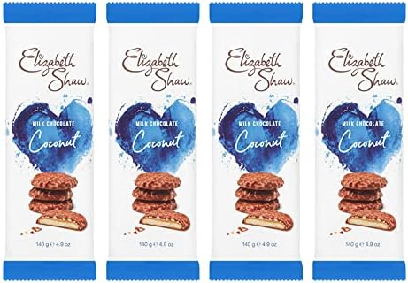 Elizabeth Shaw Biscuits 140 Gram (Coconut, 4 Pack)