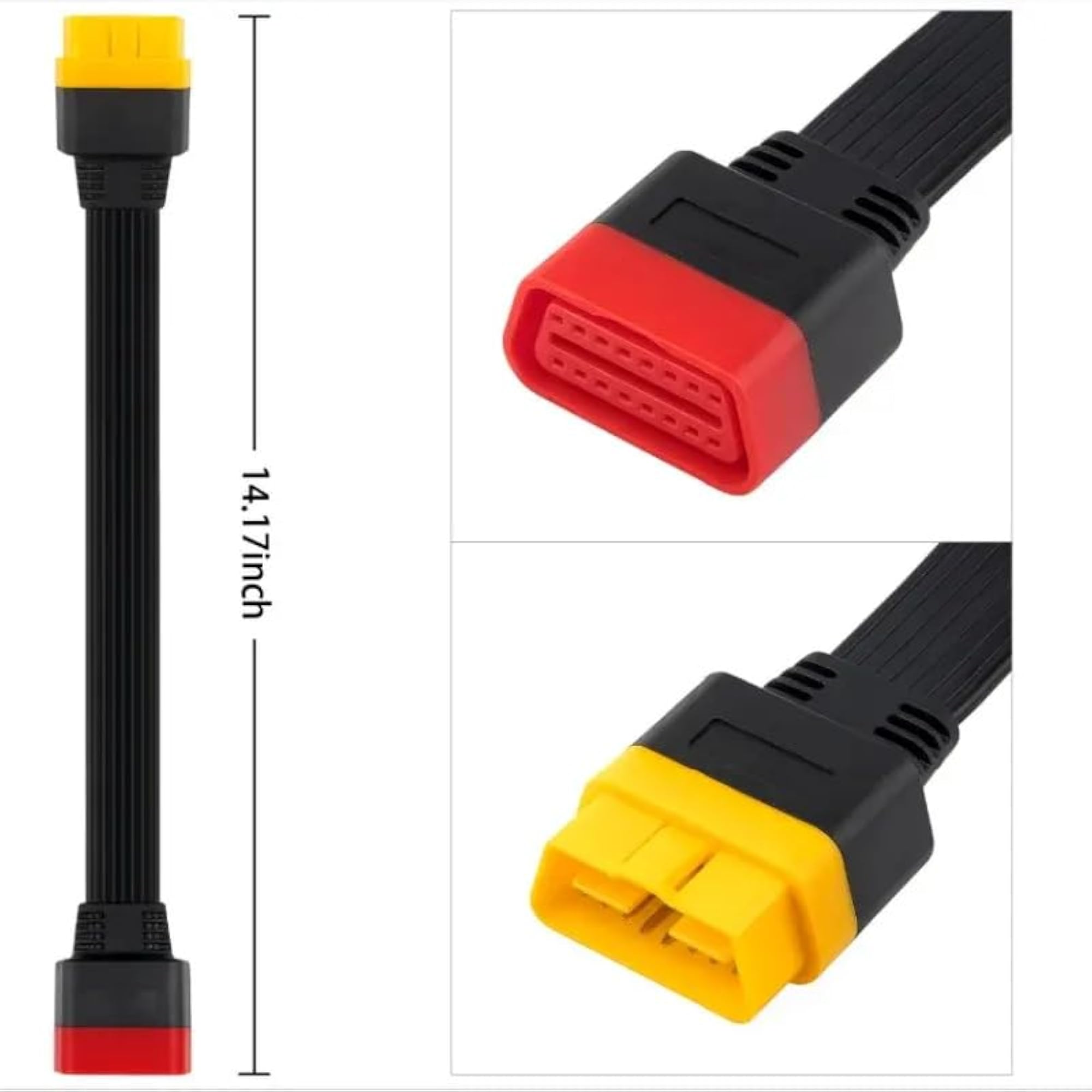 OBD2 Flat Ribbon Extension Cable for Launch Scanner