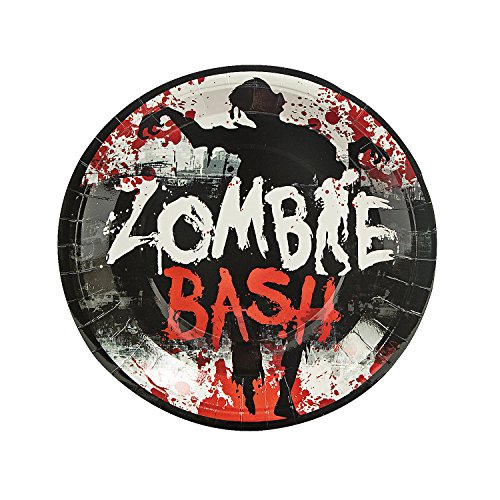 Fun Express Zombie Bash Luncheon Paper Plates 8 Count