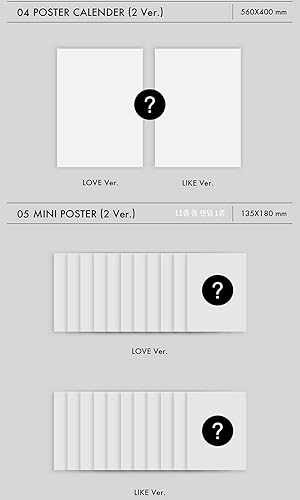 Miniatura 4 de OMEGA X  LOVE ME LIKE  2nd Mini Album  LOVE  LIKE 2 Ver SET   2ea CD2ea Photo Bookeach 100p 2ea Poster CalendarOn pack2ea Mini PosterOn pack2ea