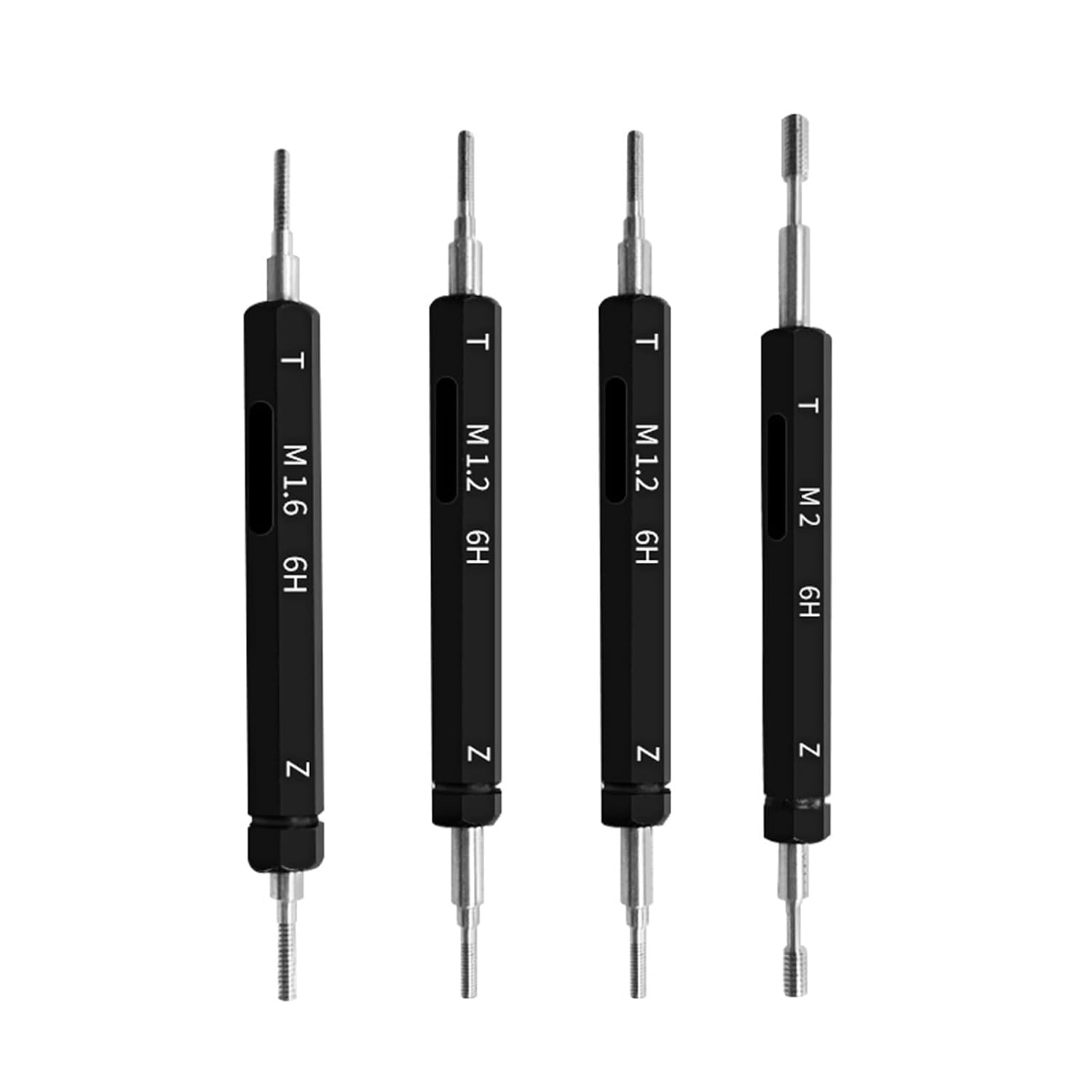 1PCS 6H M16-M16.5 Steel Metric Screw Standard Fine Thread Gauge X0.5 0.75 1.5 1.75 Measuring Tool(M16,X 2.5)